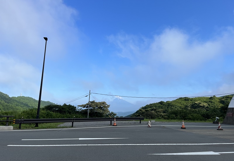 熱海峠ICから見る富士山