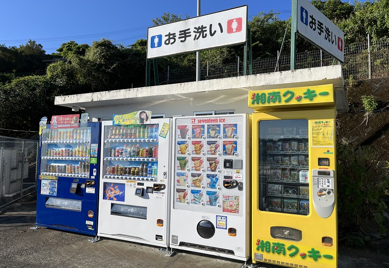 湘南クッキーと自動販売機