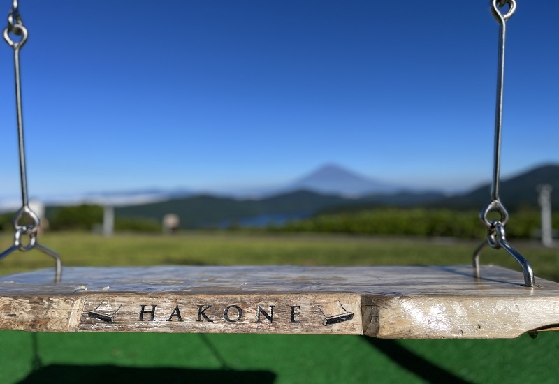 箱根のぶらんこ接写