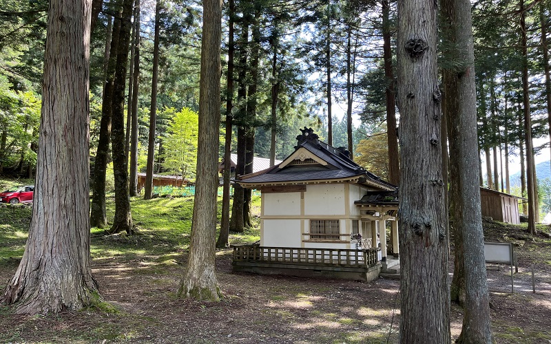 奈良法王神社の社叢
