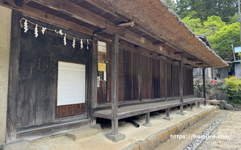 門西家住宅の正面縁側