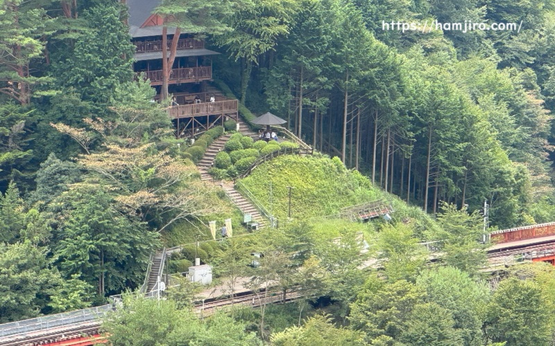 湖上カフェと奥大井湖上駅