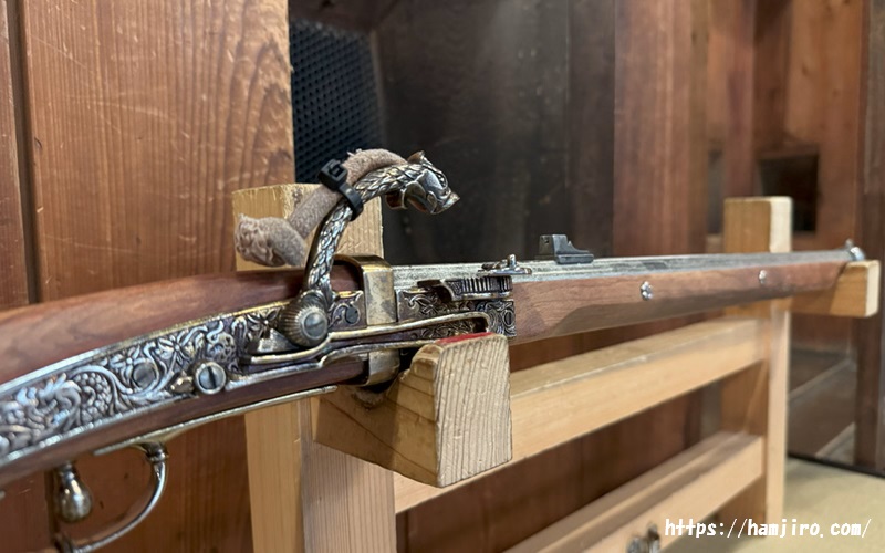 レプリカの火縄銃