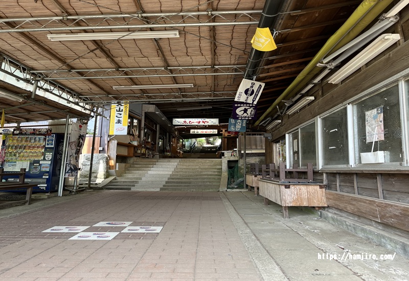 こま参道のアーケード