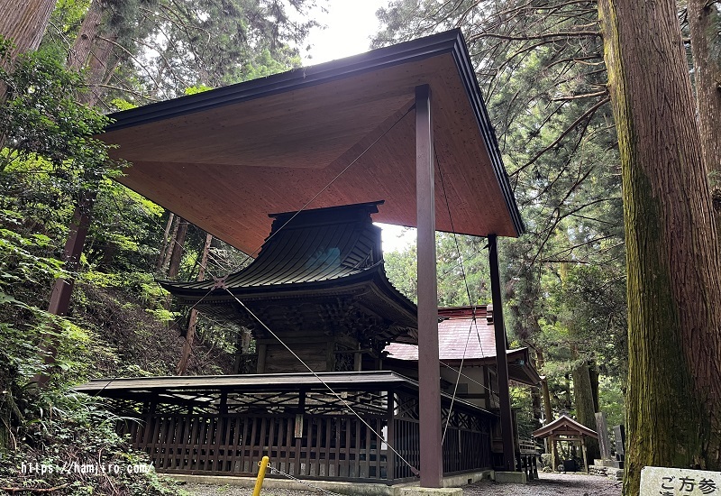 覆屋に守られている本殿