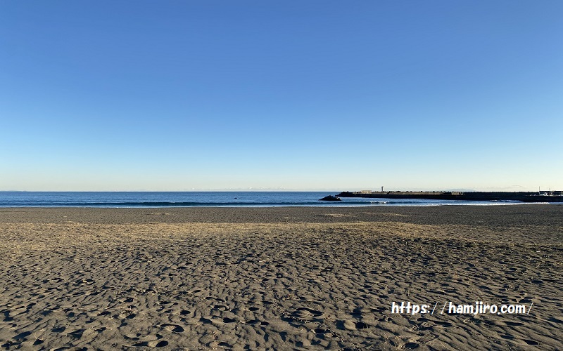 北浜海岸の海水浴場