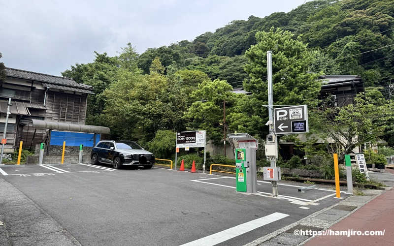 ダイレクトパーク箱根湯本 №3の駐車場内の様子