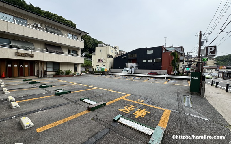 箱根商店街駐車場の駐車場内の様子