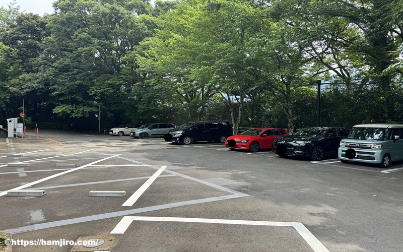 タイムズ HOKONETUER BASE駐車場内の様子