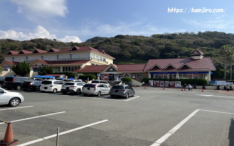 サンセットプラザ堂ヶ島の駐車場